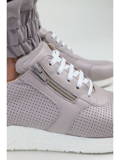 1101M Мужские кеды (Темно-бежевый)