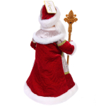 Дед Мороз музыкальный «Изящный наряд» в красной шубке 40 см