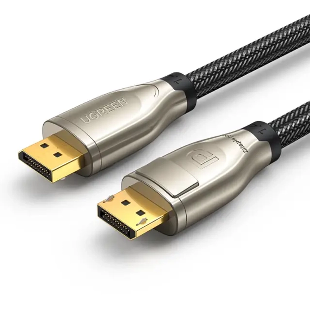 Кабель DisplayPort - DisplayPort, 2m, V1.4, UGREEN 60843