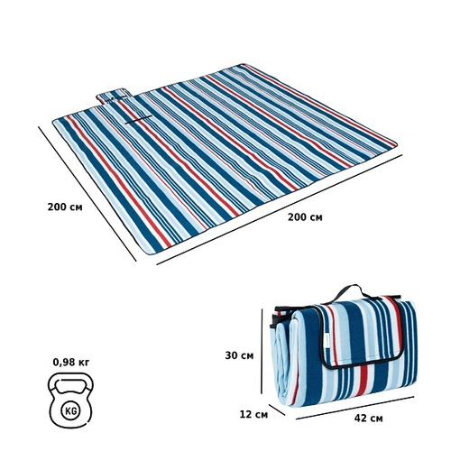 Коврик для пикника Green Glade Р9012 2х2м