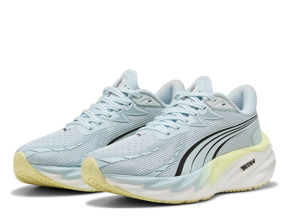 Кроссовки для бега женские Puma Velocity Nitro 4 Голубо-Черные