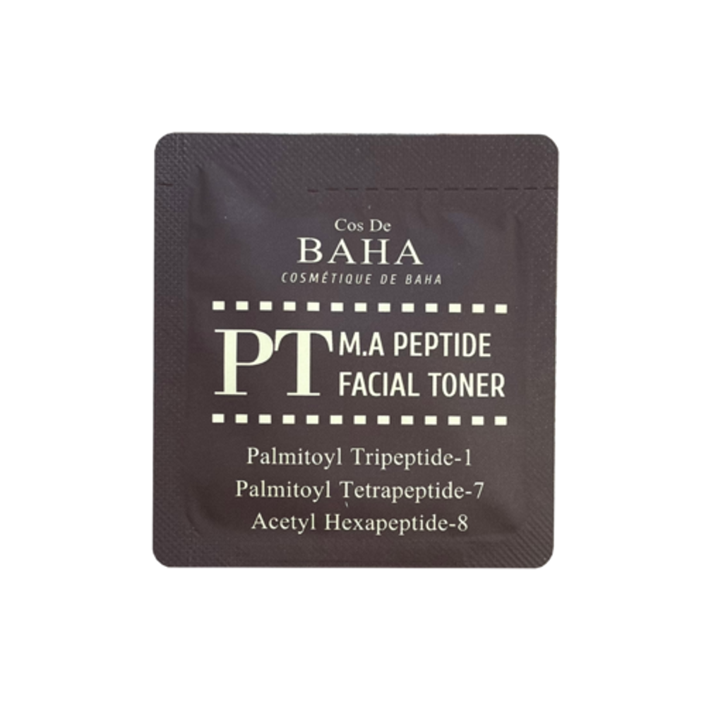 Тонер пептидный с матриксилом и аргирелином - Peptide toner PT, 1,5мл (пробник) Cos De BAHA