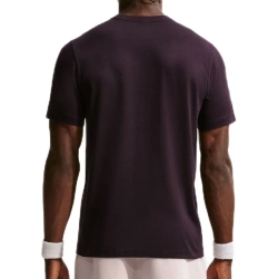 Теннисная футболка Nike Court Dri-Fit Heritage - burgundy ash