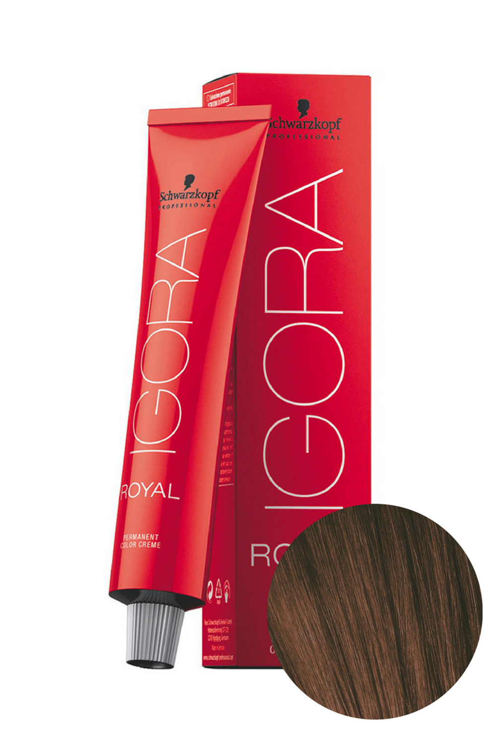 Краска для волос Igora Royal 5-6 Светлый коричневый шоколадный Schwarzkopf Professional, 60 мл
