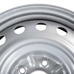 Диск штампованный R16 6.5J 5x114.3/66.1 ET50 GANZ Silver GRN16080