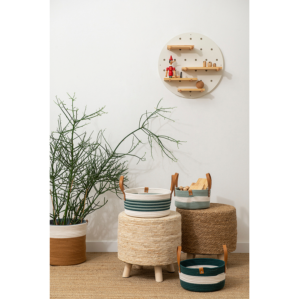 Пуф sonja, D40х40 см, светло-коричневый