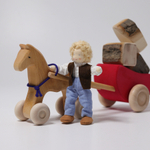 Вальдорфская кукла "Папа со светлыми волосами", 14 см