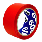 Лента упаковочная (скотч) UNIBOB 48 мм*66 м КРАСНАЯ 45мкм (комплект 6шт.)