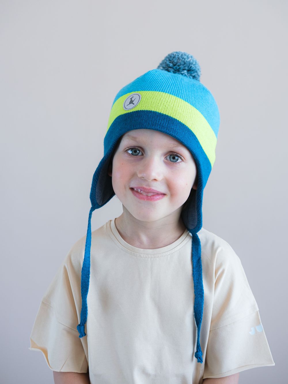 Шапка весенняя/осенняя вязаная КОДИ (Тайга)