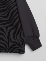 Черный костюм для девочки с юбкой в школу