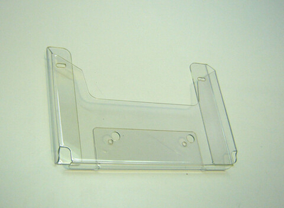 Карман буклетница настенная А5 горизонтальный 15 мм 1,5 мм ПЭТ