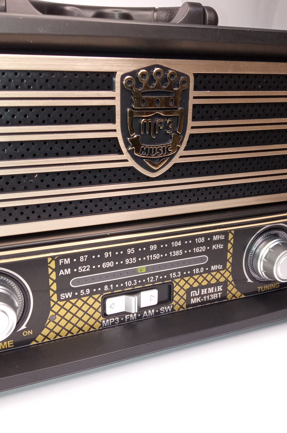 Радиоприемник MJ HMik MK-113BT/BL USB/Bluetooth Ретро