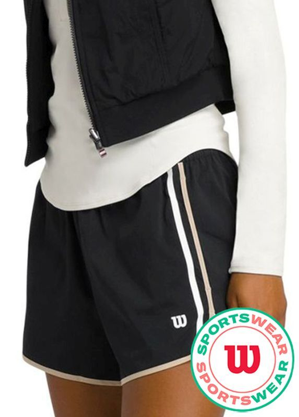 Женские Шорты теннисные Wilson Ellyn - черный