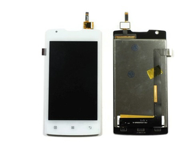 Дисплей для Lenovo A1000  в сборе с тачскрином Белый