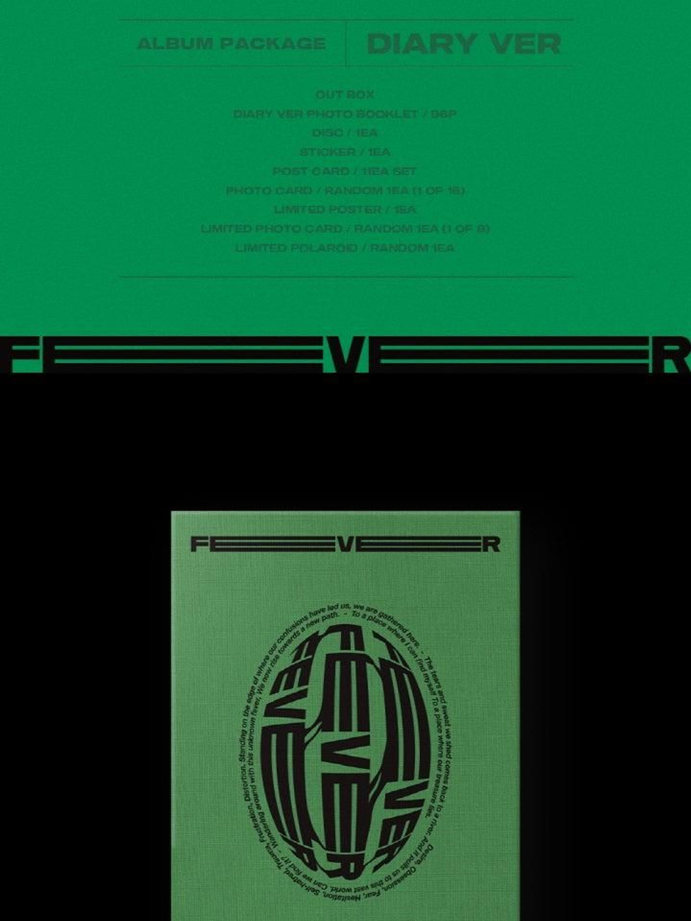 Альбом ATEEZ - ZERO : FEVER EPILOGUE 8th Mini Album 3 Version SET