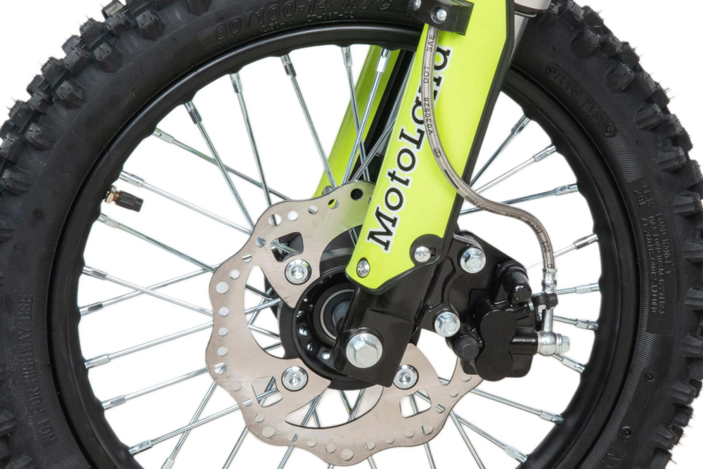 Питбайк Motoland TCX125 E 14/12 +фара зеленый