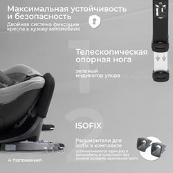 Автокресло Sweet Baby Odyssey B3 i-Size Dark Grey