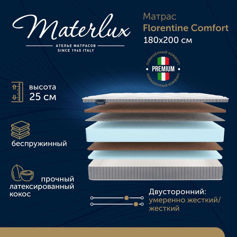 Матрас FLORENTINE COMFORT 180x200