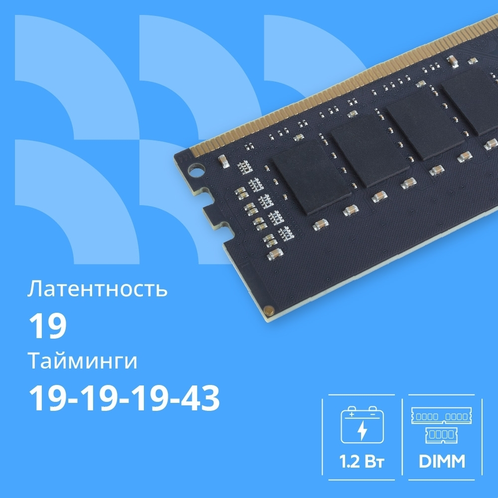 Оперативная память CBR DDR4 DIMM (UDIMM) 32GB CD4-US32G26M19-00S PC4-21300, 2666MHz, CL19, 1.2V, Micron SDRAM, dual rank