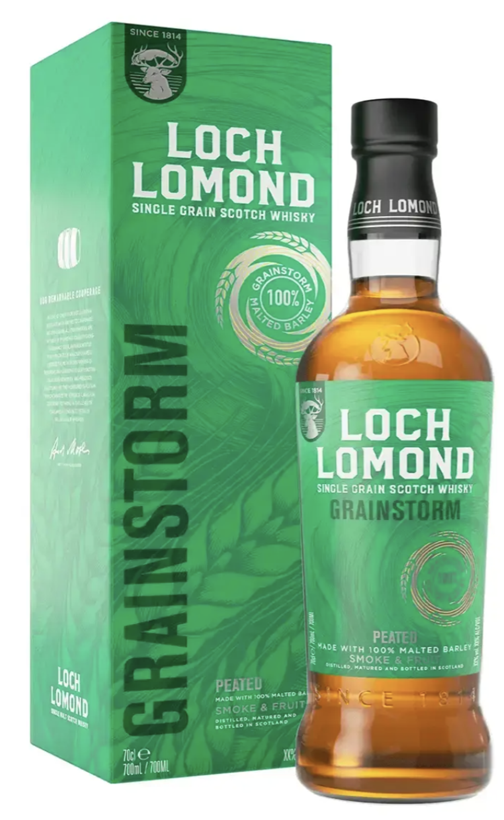 Виски Loch Lomond Single Grain Peated, 0.7 л