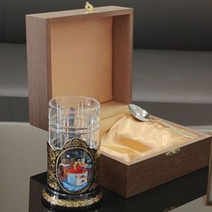 Подстаканники с росписью Палех