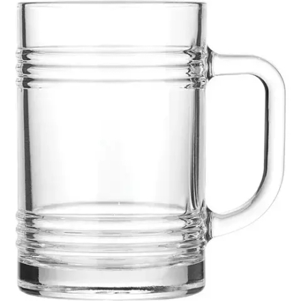 Кружка для пива «Тинкан» стекло 400мл D=78,5,H=122мм прозр
