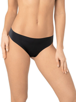 Бесшовные трусики-стринги (Размер: S) (Цвет: черный)