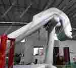 Надувная водная горка на надувной опоре «Универсальная», 7,5*2*4,5 м