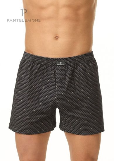 Трусы мужские семейные для больших мужчин Pantelemone PMBB-412, треугольники  темно-серые