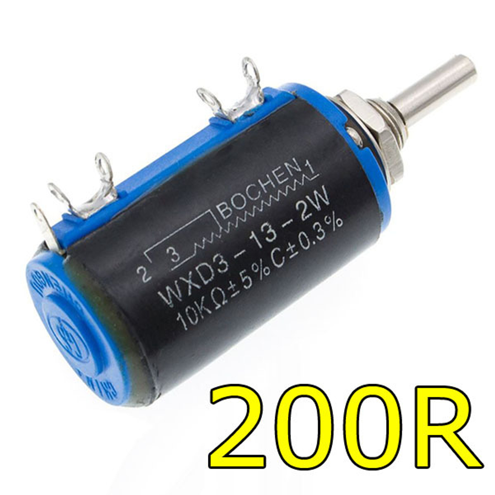 Потенциометр BOCHEN WXD3-13-2W 200R