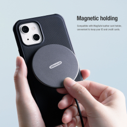 Чехол от Nillkin c поддержкой беспроводной зарядки MagSafe для iPhone 13 Mini, серия Super Frosted Shield Pro Magnetic