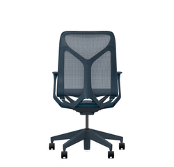 Кресло Herman Miller Cosm, средняя спинка, цвет Nightfall, нерегулируемые подлокотники