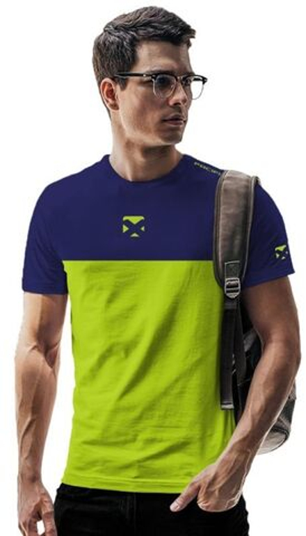 Теннисная футболка Pacific Break - navy/lime