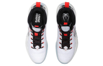 LiNing Li Ning Yu Shuai 14 Low non-slip shock absorption wear-resistant mid-top basketball shoes white and black