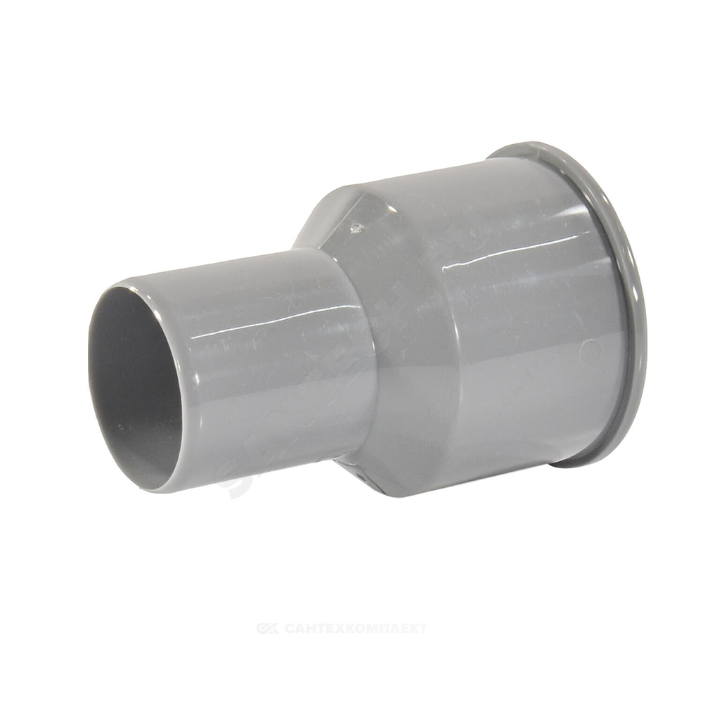 Переход PP-H на чугун серый BASE Дн 50х75 б/нап без манжеты VALFEX 23050075