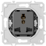 Механизм универсальной розетки мультистандарт 16А 250В~ на винтах, серия DB