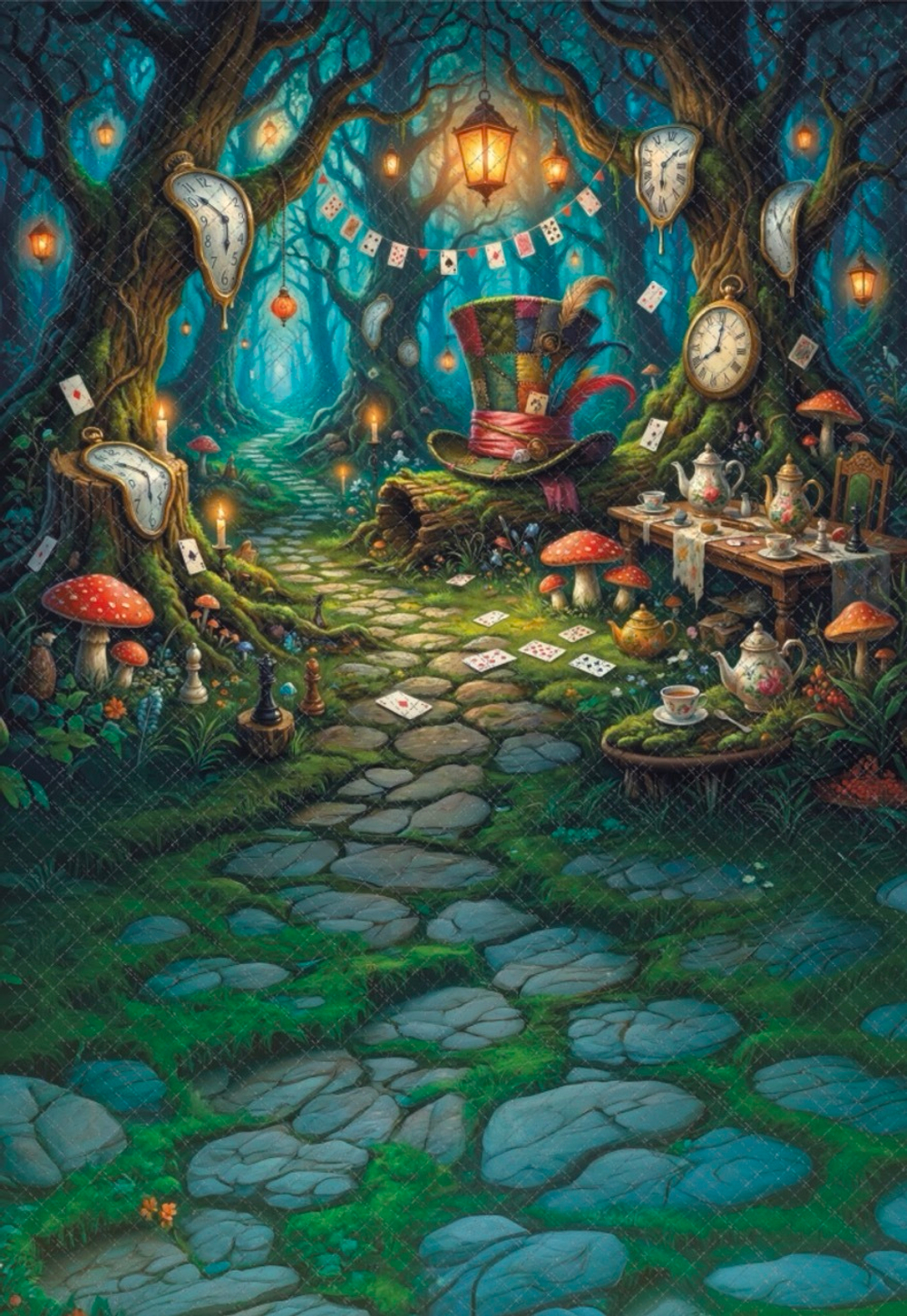 Сказочный сюжет №2 - 12.25 - фон неопреновый