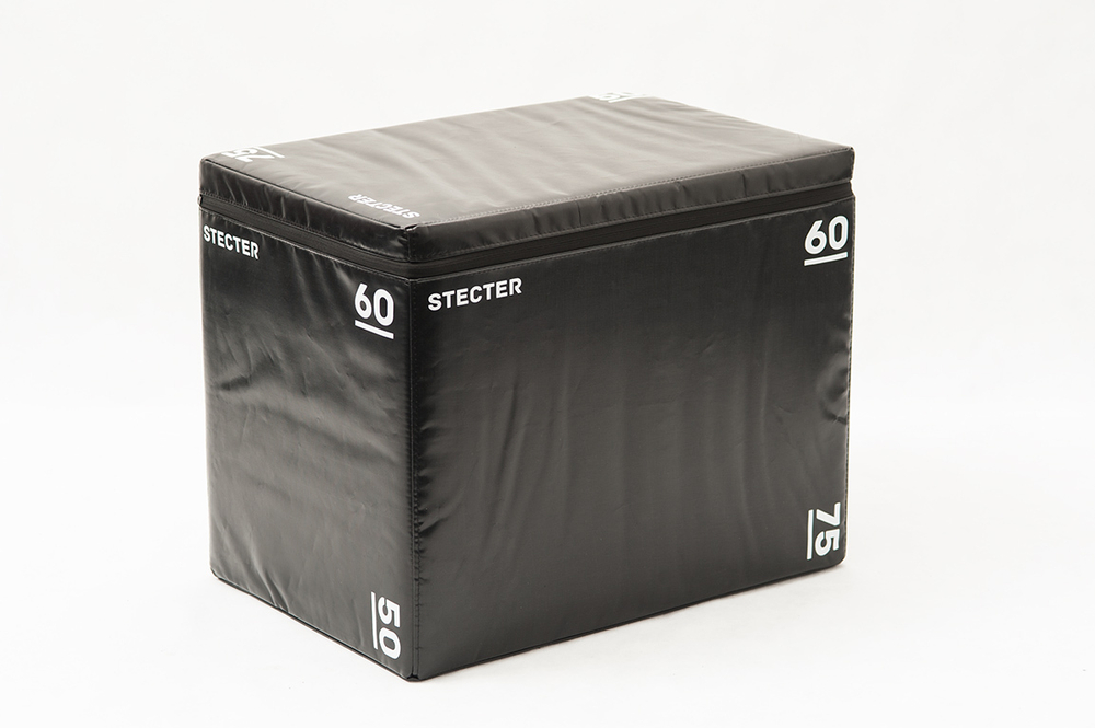 Безопасная тумба для прыжков 75-60-50 (плиобокс)