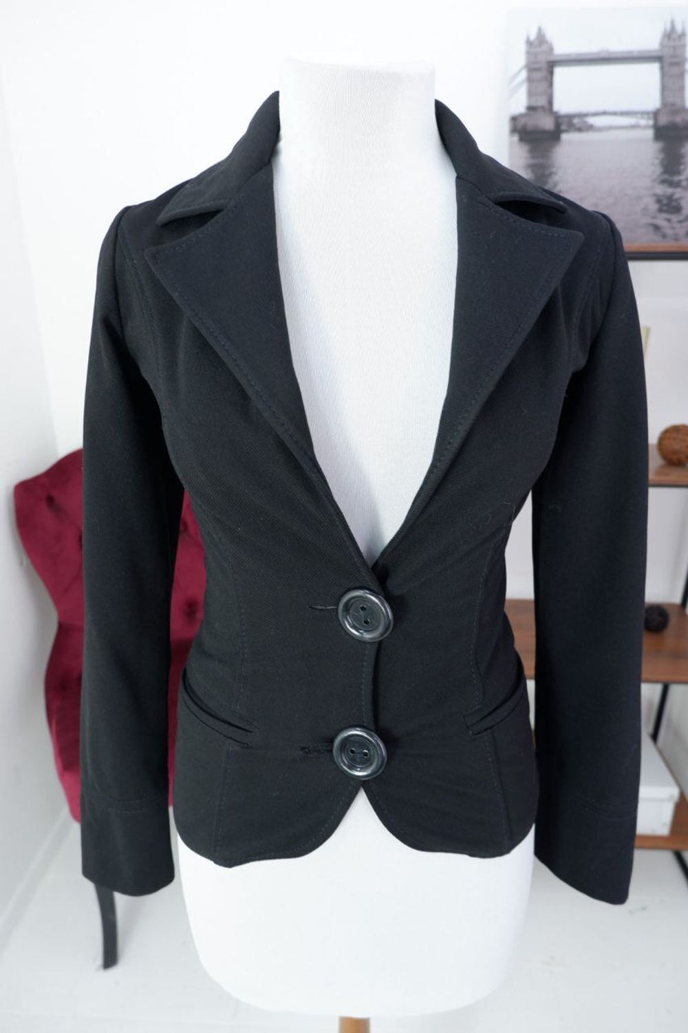 Жакет базовый с шерстью 40 размер