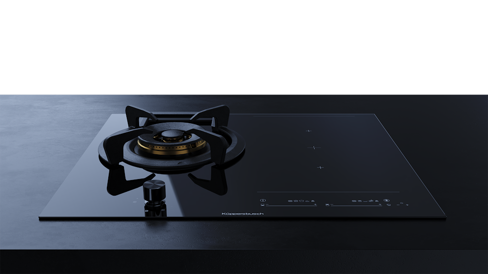 Газовая варочная панель с индукцией Kuppersbusch KIG 6850.0 SR-E5