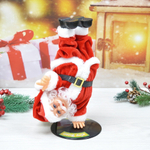 Сувенир "Дед Мороз" музыкальный 26см, в красной шубе, танцует (работает от 3*АА)