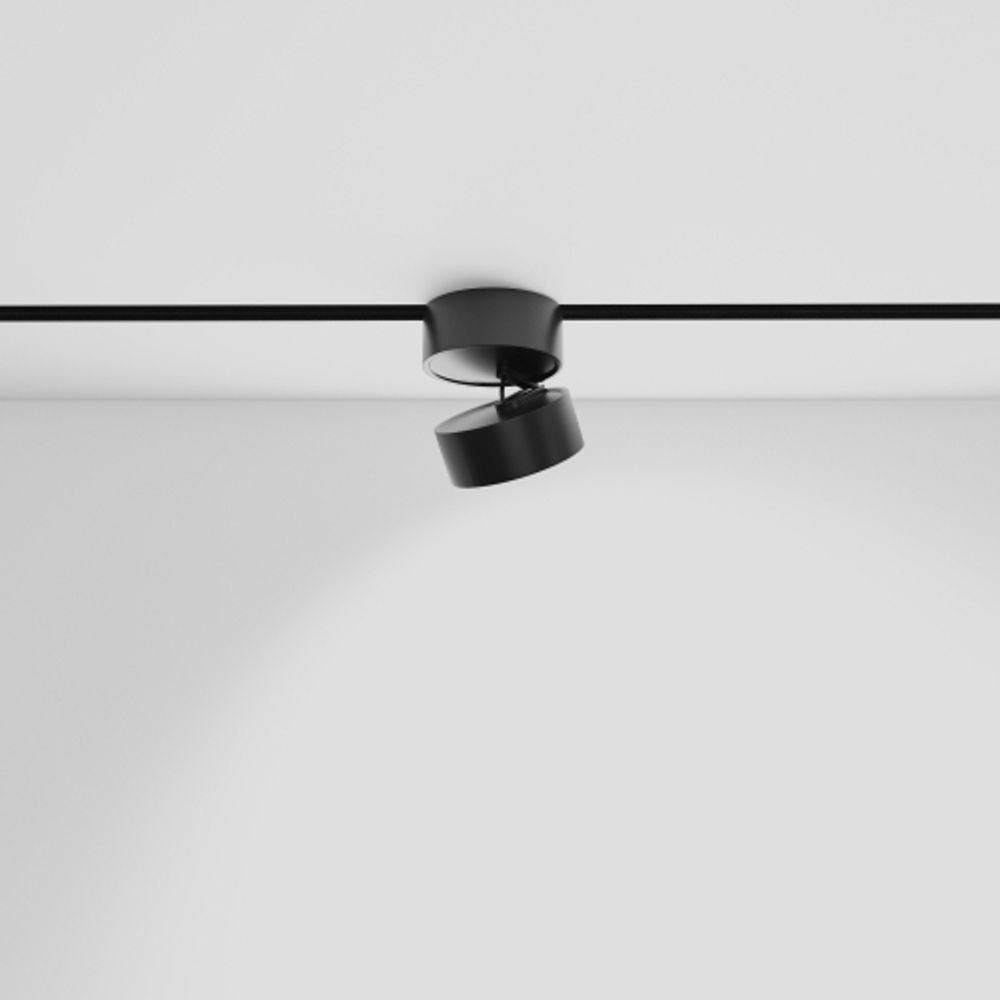 Магнитный трековый светильник ЭРА TRM20-5-10W4K-B NOVA 48V 10Вт 4000К с направленным светом черный | Магнитные трековые светильники