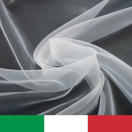 Тюль органза Vistex арт. Leggenda col. naturale (высота 335 см, Италия)