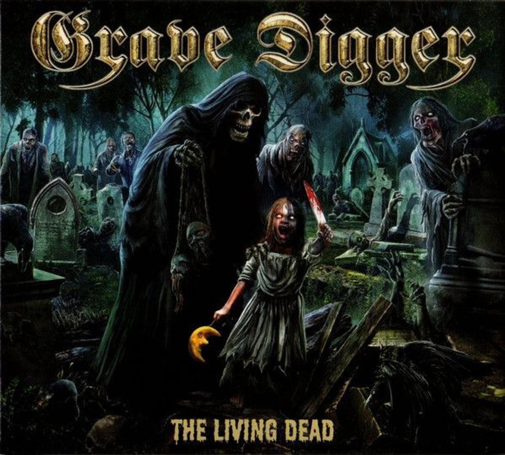 GRAVE DIGGER - The Living Dead - Including 1 bonus track CD DIGIPAK, музыкальный компакт диск