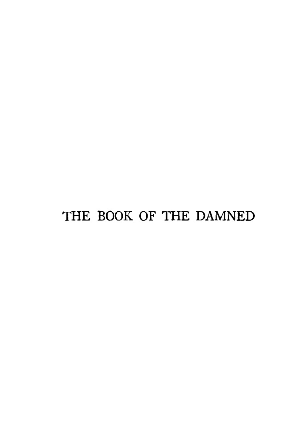 The Book of the Damned | Charles Fort