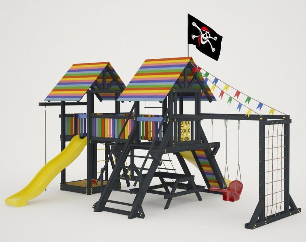 Детская игровая площадка 1 (Black)