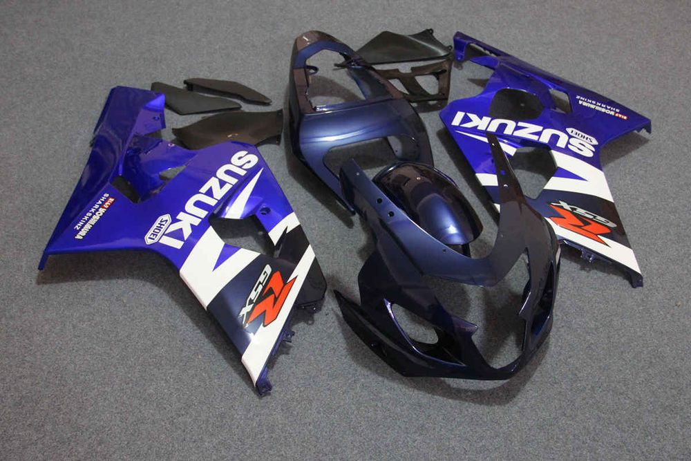 Комплект пластика для мотоцикла Suzuki GSX-R600/750 04-05 Сине-Белый