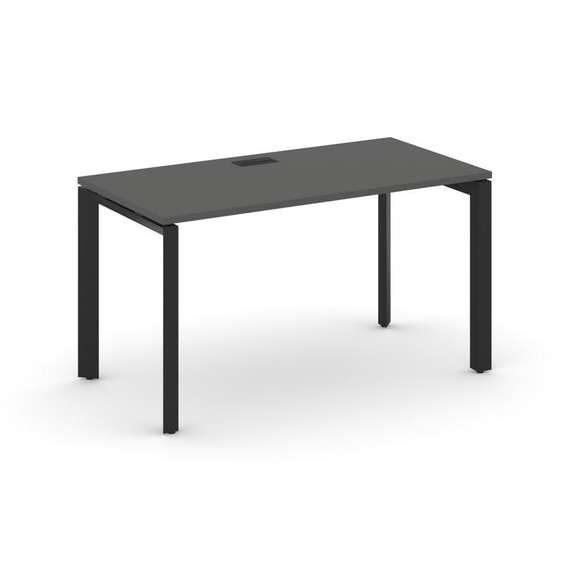 Style Project Стол письменный SN-59P.SP-022 Антрацит/Металл Черный/Черный Заглушка 1180*800*750