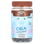 Good Day Chocolate, Calm, для взрослых, молочный шоколад, 80 кусочков, покрытых оболочкой