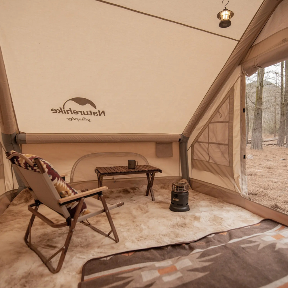 Палатка Naturehike надувная Extend Air 6,3 , цвет песочный